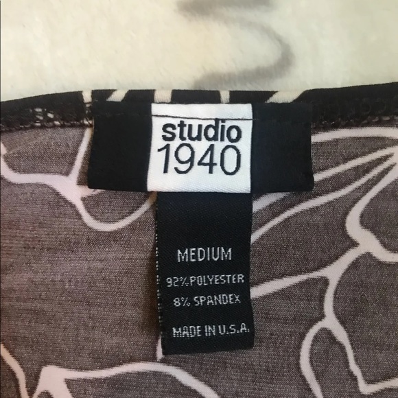 Brown and white dress womens medium - Picture 5 of 5